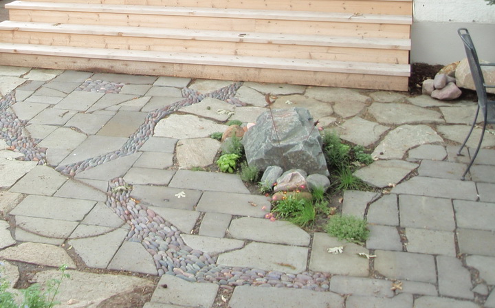Do It Yourself Stone Patio Wilderness Realty Maine Land Sale